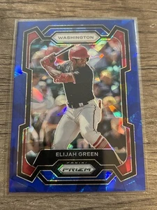 2024 Panini Prizm Baseball Elijah Green Blue Ice Prizm Washington #269 - Picture 1 of 2