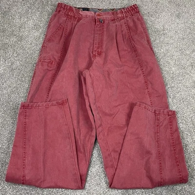 Vintage Bugle Boy Pants Mens 31 (Fit 28x31) Baggy Wide Tapered Pleated 90s Y2K - Image 1 of 4