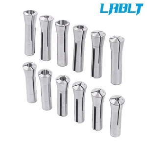 LABLT 12Pcs R8 Collet Set Fractional 1/8" To 7/8" High Precision For Bridgeport - Picture 1 of 10