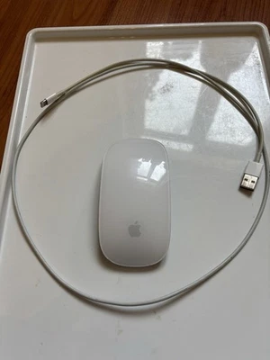 Apple Magic Mouse A1657 Bluetooth Getestet Original Funktioniert Lightning Usb - Bild 1 von 4