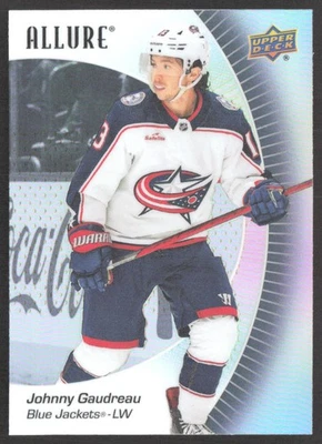 Johnny Gaudreau 2023-24 Upper Deck Allure Black Rainbow #43 Blue Jackets - Image 1 of 2