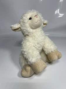 Retired HTF Build A Bear Vanilla Swirls Lamb Plush White - Foto 1 di 7