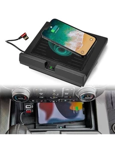 Chargeur Sans Fil pour Ford F150 18-23, Panneau de Charge Sans Fil Voiture avec USB-A... - Photo 1 sur 6