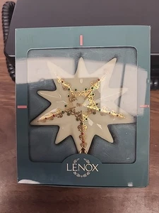 NEU Lenox 1994 jährlicher weißer Stern Weihnachtsschmuck - Bild 1 von 2