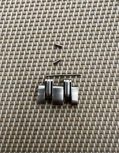 OMEGA 1 Link Seamaster 120m Mens Watch Belt Band Bracelet Parts 18mm used Japan - Picture 1 of 3