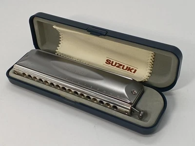 SUZUKI Sirius S-64C Pro Chromatic Harmonica 16 Holes 64 Reeds Mouth Organ Key C - Image 1 of 4