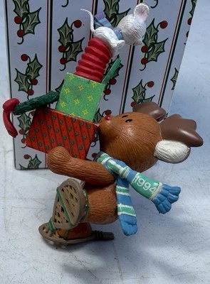 Carlton Cards "Rodrick & Sam's Winter Fun" 1994 Heirloom Christmas Ornament - Image 1 of 3