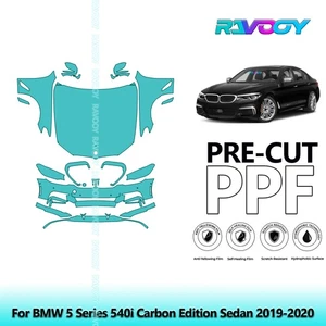 Paint Protection PPF Kit For BMW 5 Series 540i Carbon Edition Sedan 2019-2020 - Picture 1 of 7