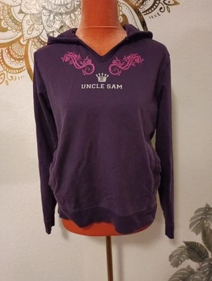 Uncle Sam Hoodie Lila Gr.M - Bild 1 von 4