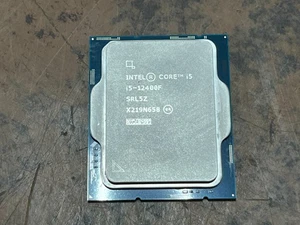 Intel Core i5-12400F 2,5 GHz jusqu'à 4,4 GHz 18 Mo cache L3 6 cœurs processeur LGA1700 SRL5Z - Photo 1/1