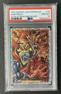 2024 Marvel Masterpieces '92 Platinum Hobgoblin Mini Box #33 PSA 10 - Picture 1 of 2