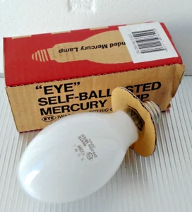 EYE Iwasaki Self Ballasted Mercury Lamp SBML 100W 240/250W SB/E21 Japan WHITE - Picture 1 of 10