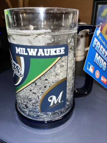 Milwaukee Brewers Licensed MLB 16oz Duck House Freezer Mug New With Tags Cover