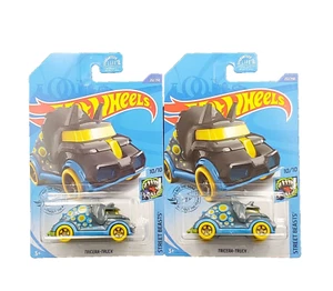 2020 Hot Wheels Tricera-Truck TREASURE HUNT #212 Black/Blue - Set of 2 - Picture 1 of 4