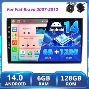 ★6GB+128GB★ Autoradio CarPlay Für Fiat Bravo 2007-2012 Android 14 DAB GPS CANBUS - Bild 1 von 13