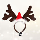 Dog Xmas Hoop Pet Headband Christmas For Dogs Antlers Headbands Hat Elk