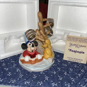 Fantasia Disney Mickey Heroes & Villains Sculpted Porcelain Figurine 998/24,750 - Picture 1 of 14