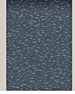 Farrow & Ball YUKUTORI Wallpaper BP4305 Navy - Picture 1 of 2
