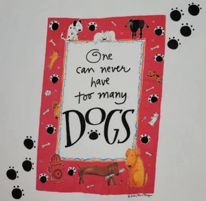Vtg 90s Dog Parent Single Stitch Made In USA T Shirt XL X-Large Animal Lover - Picture 1 of 12