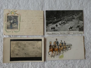 WW1 Army Postcards from Germany, 4 Postcards Stamped and With One Stamp - Picture 1 of 9