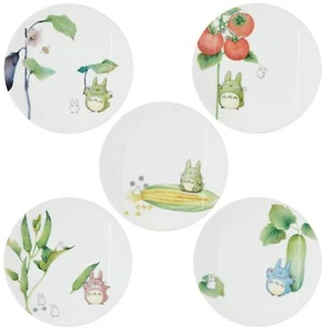 Noritake My Neighbor Totoro Vegetable Series Plate Set 6.1” Set of 5 - Picture 1 of 9