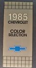 1985 Chevrolet Paint Chip Colors Brochure Camaro Caprice Monte Carlo Cavalier 85