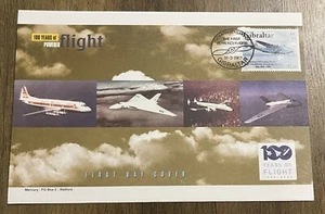 100 YEARS OF POWERED FLIGHT BARBADOS SET OF 5 FIRST DAY COVERS 2003 - Picture 1 of 5