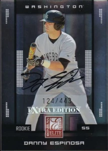 2008 Donruss Elite Extra Edition #147 - Danny Espinosa [124/443] Rookie Auto - Bild 1 von 4