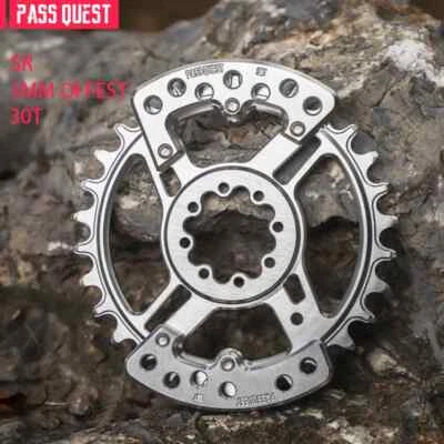 8 Nails Specification Narrow Wide Tooth Belt Guard Plate for Direct Mount Cranks - Image 1 of 4