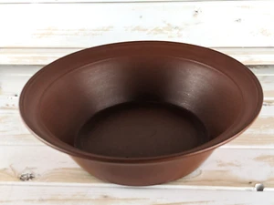Epoch Japan Early Times Collection Terracotta Color Pottery Serving Bowl 9.25 - Picture 1 of 11