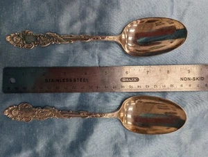 1847 Roger Bros A1 Antique Spoons Monogrammed - Picture 1 of 5