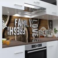 SONDERANFERTIGUNG Küchenrückwand Spritzschutz aus Glas 140x60 Deko