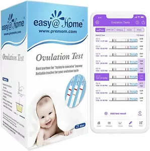 Kit de tiras reactivas de ovulación Easy@Home, paquete de 25 pruebas de fertilidad (LH) | EZW2-S:25 - Imagen 1 de 7
