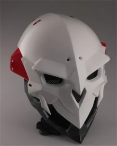 Overwatch Gabriel Reyes Cosplay FRP Casco Máscara Facial Completa Halloween Fiesta Utilería  - Imagen 1 de 5