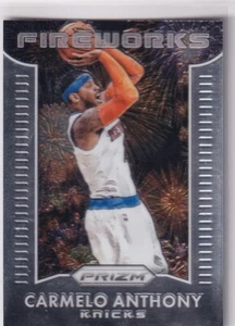 Panini NBA Prizm 2015-16 No. 33 Carmelo Anthony Fireworks - Picture 1 of 2