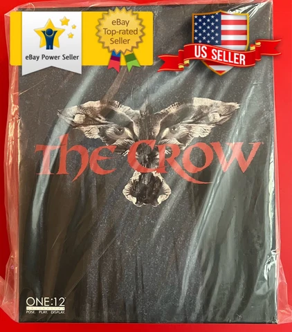 MEZCO ONE:12 COLLECTIVE THE CROW ERIC DRAVEN 1:12 Brandon Lee Figure New Sealed Cover