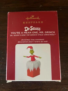 2020 Hallmark Keepstake Ornament "You're A Mean One, Mr. Grinch" - Picture 1 of 1