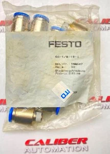 FESTO QS-1/8-10-1 Air Connector (Pack of 10) (NEW) - Picture 1 of 3