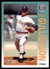 1992 Fleer Bill Gullickson Baseball Cards #137