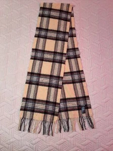 Harrods of London 100% Lambs Wool Traditional Plaid Made In Scotland - Picture 1 of 3
