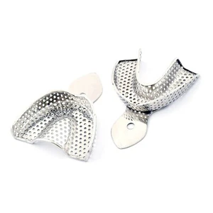 Dental Impression Trays Perforated Set Of 2 pcs # Xs Surgical Instruments - Picture 1 of 3