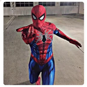 Ultimate Spider-Man Jumpsuit Spiderman Halloween Suit Costume Adult/Kids Cosplay - Picture 1 of 5