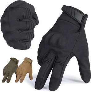Military Tactical Full Finger Gloves Flexible Touchscreen Airsoft Shooting Glove - Picture 1 of 17