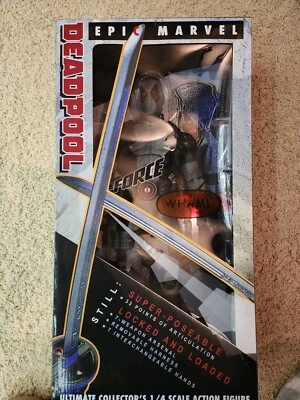 Figura de acción NECA escala 1/4 X Force Deadpool 18” Epic Marvel NUEVA sellada Foto 1 de 4