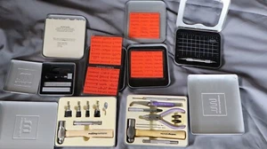 6 Making Memories Craft Tool Kits Letter Punches Scrapbooking Set In Tin Cases h - Picture 1 of 8