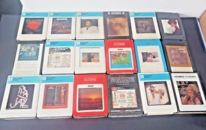 8 Track Tape Untested Lot Of 18 ALL UNTESTED Sold As Is - Picture 1 of 4