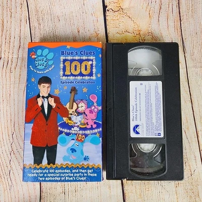 Blue's Clues 100th Episode Celebration Blues Clues Nick Jr VHS 2003 Rare - Image 1 of 4