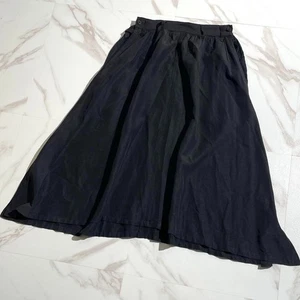 Yohji Yamamoto Y's Long Skirt Black Linen Material Size M from Japan Used - Picture 1 of 9