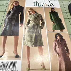 Patrón de Costura Simplicity 4403 Misses Abrigos Hilos Colección Talla 8-16 SIN CORTAR - Imagen 1 de 6