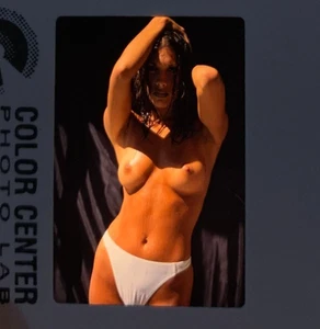 Vintage Nude 35mm Transparency Slide of Pin-up Pretty Girl Model N9092 - Imagen 1 de 1